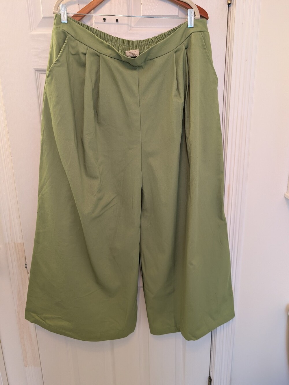 Sotela Wide Leg Twill Trousers